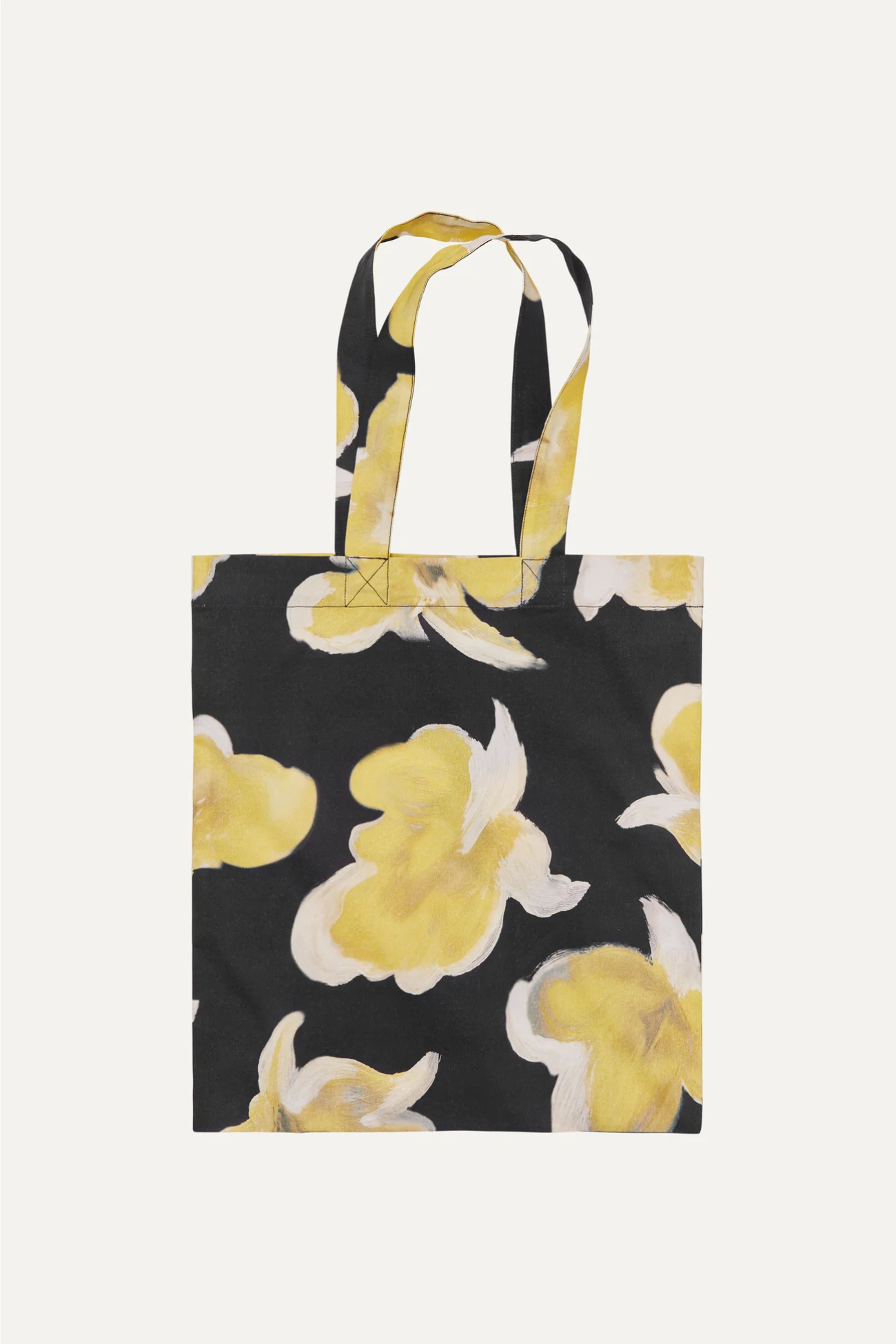 COTTON TOTE - YELLOW PETUNIAS