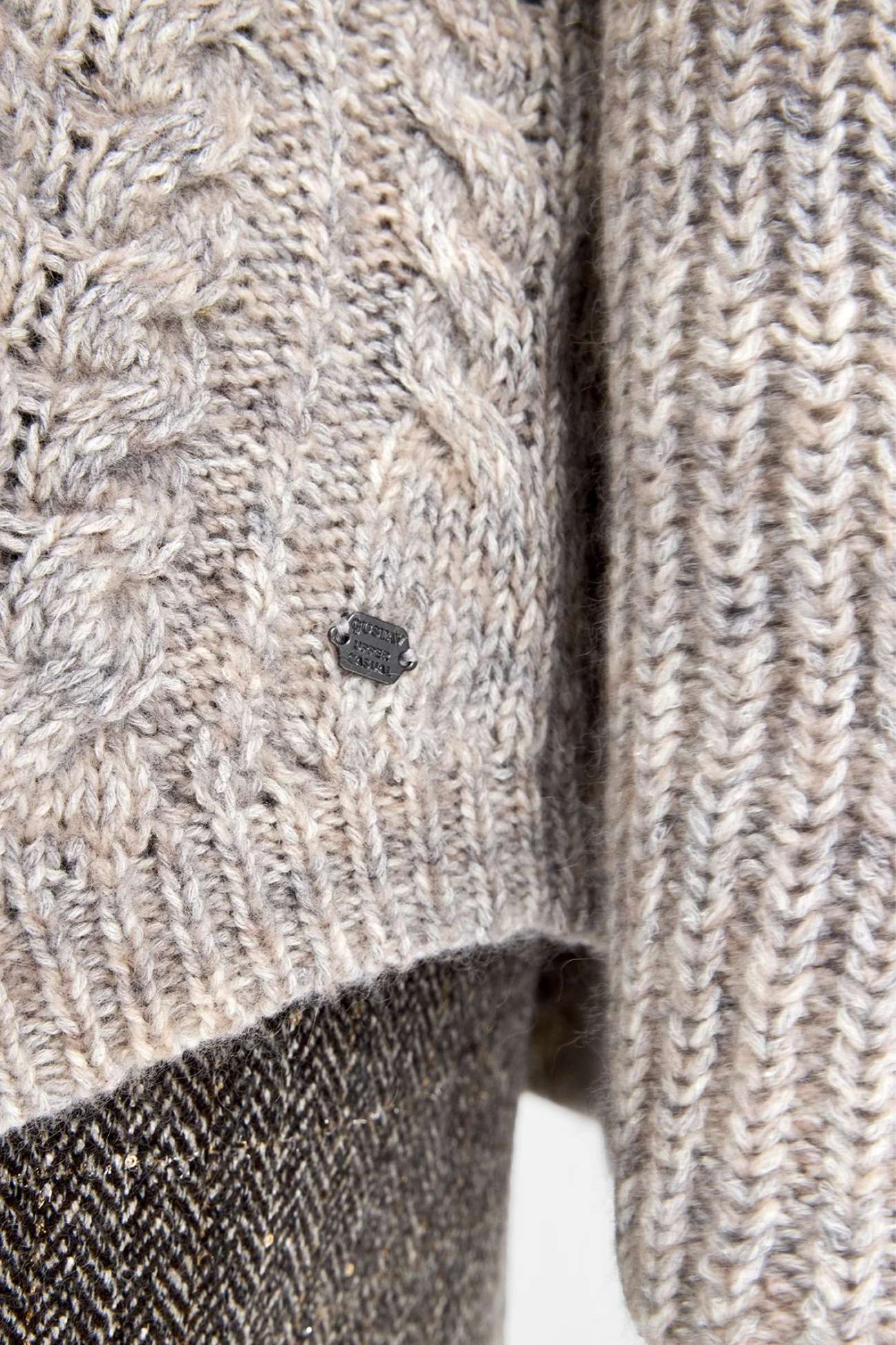 Came, boxy knit cape
