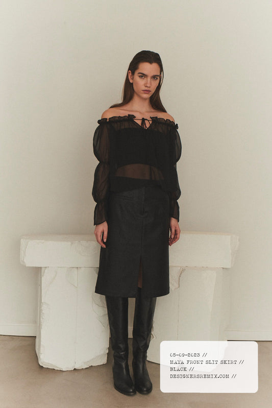 Maya Front Slit Skirt