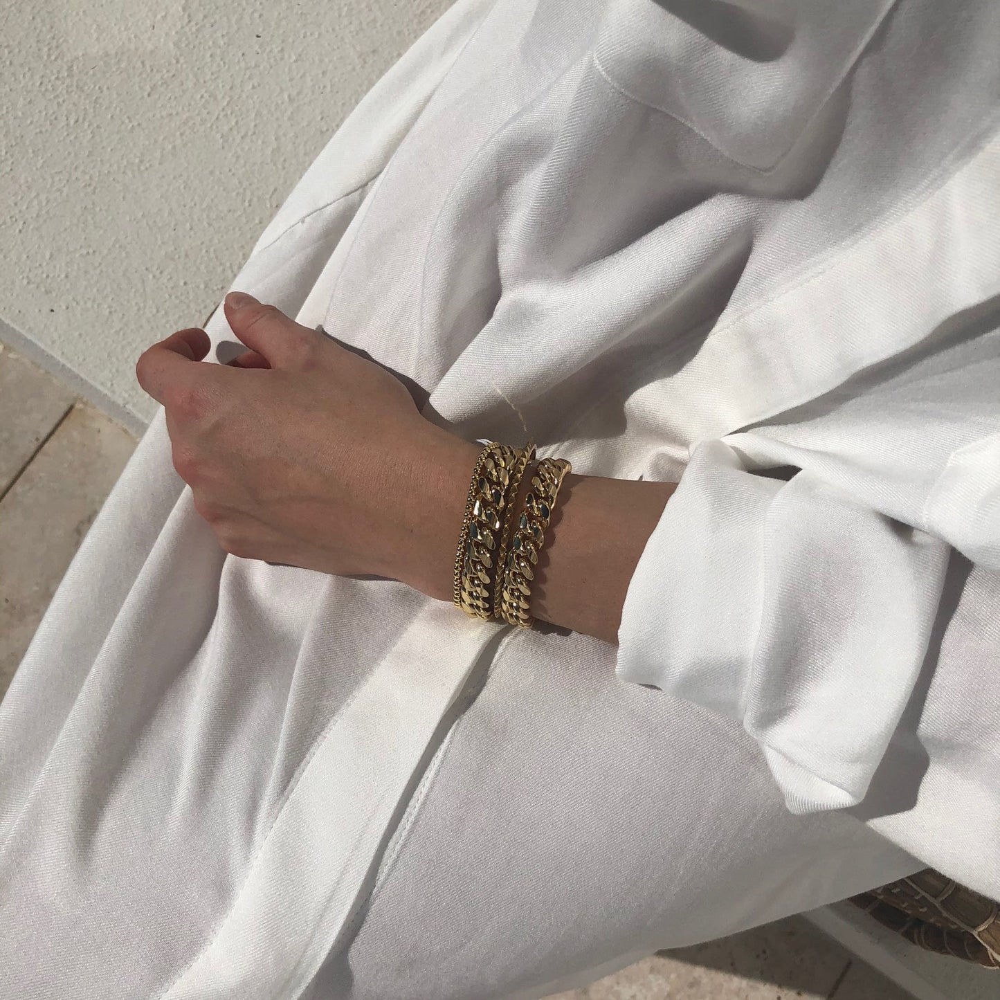CUBAN CHAIN BRACELET GOLD