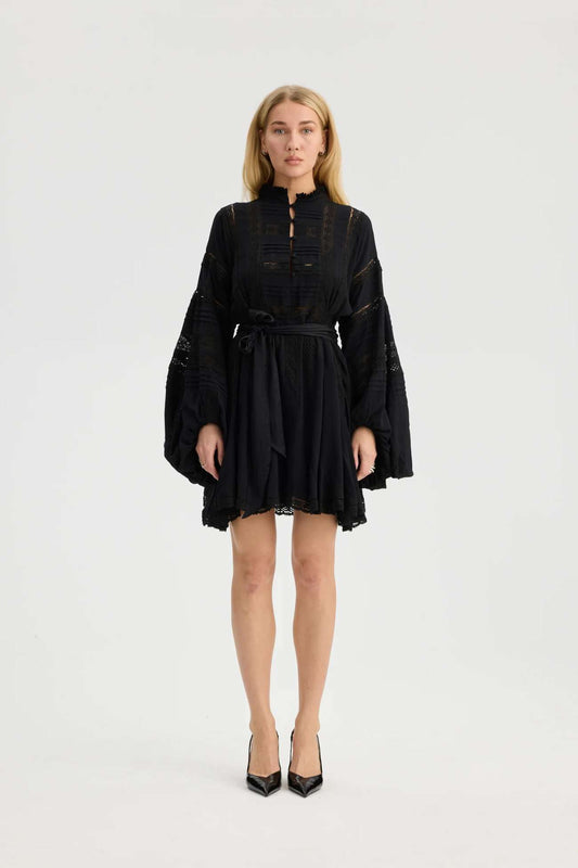 LITARV DRESS - SORT