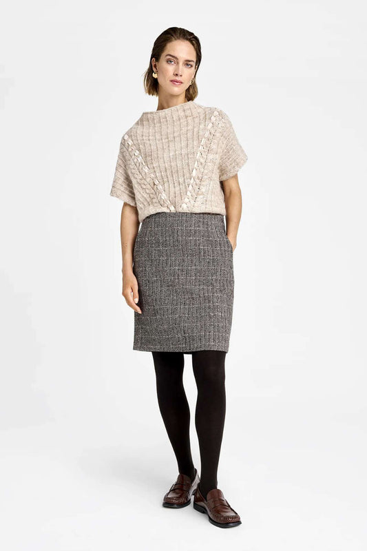 Olivia, high waist short skirt