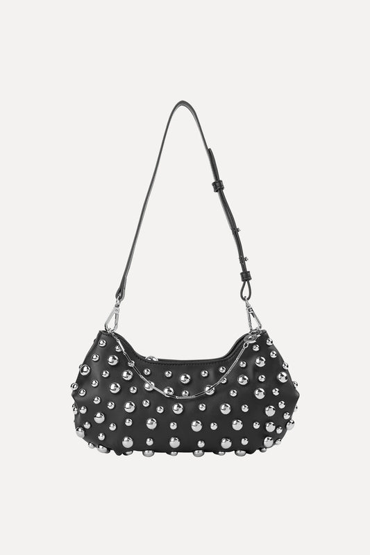 Signature Studded Satchel
