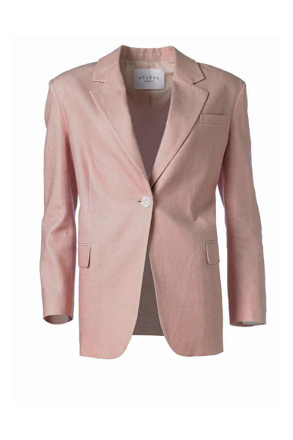 Marie Linen Blazer fra Helene Studios
