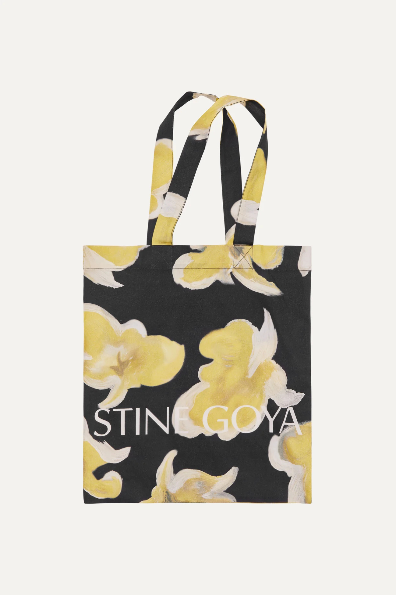COTTON TOTE - YELLOW PETUNIAS