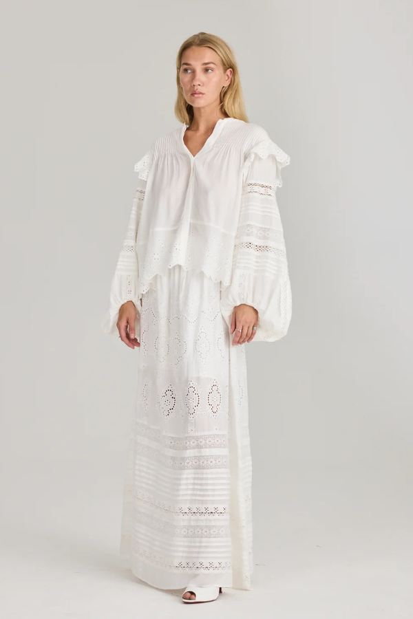 Lita Blouse - White