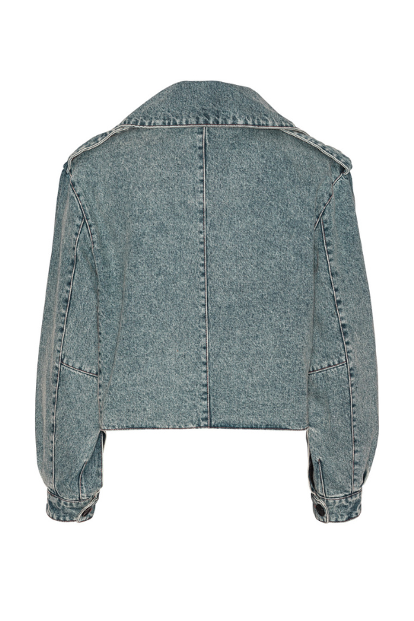 Aurora jeans jakke - blue fra Helene Studios