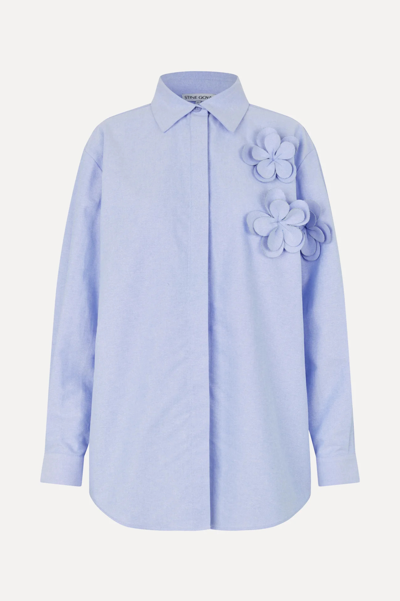 FLORAL SHIRT - BRUNNERA BLUE