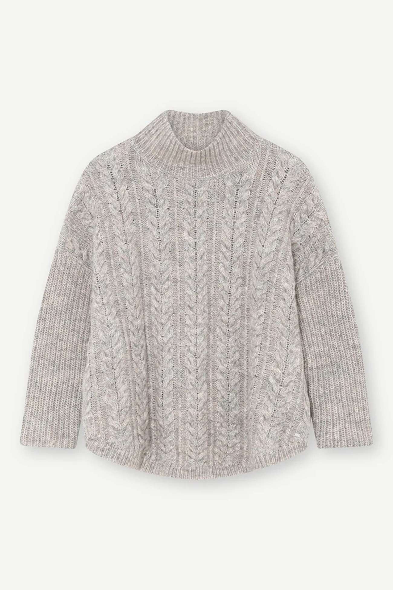 Came, boxy knit cape