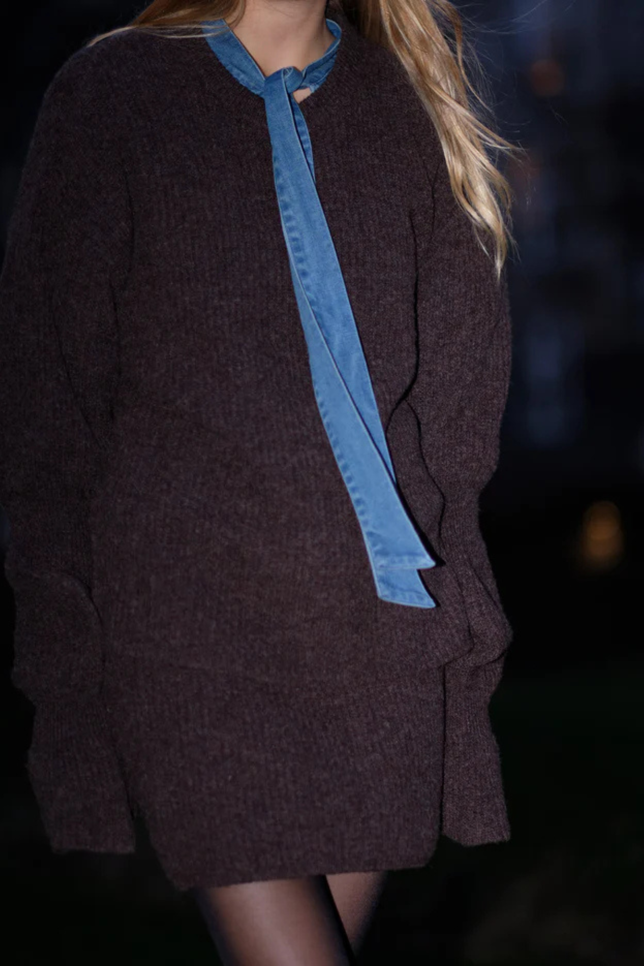 Carmen Drape Knit Espresso