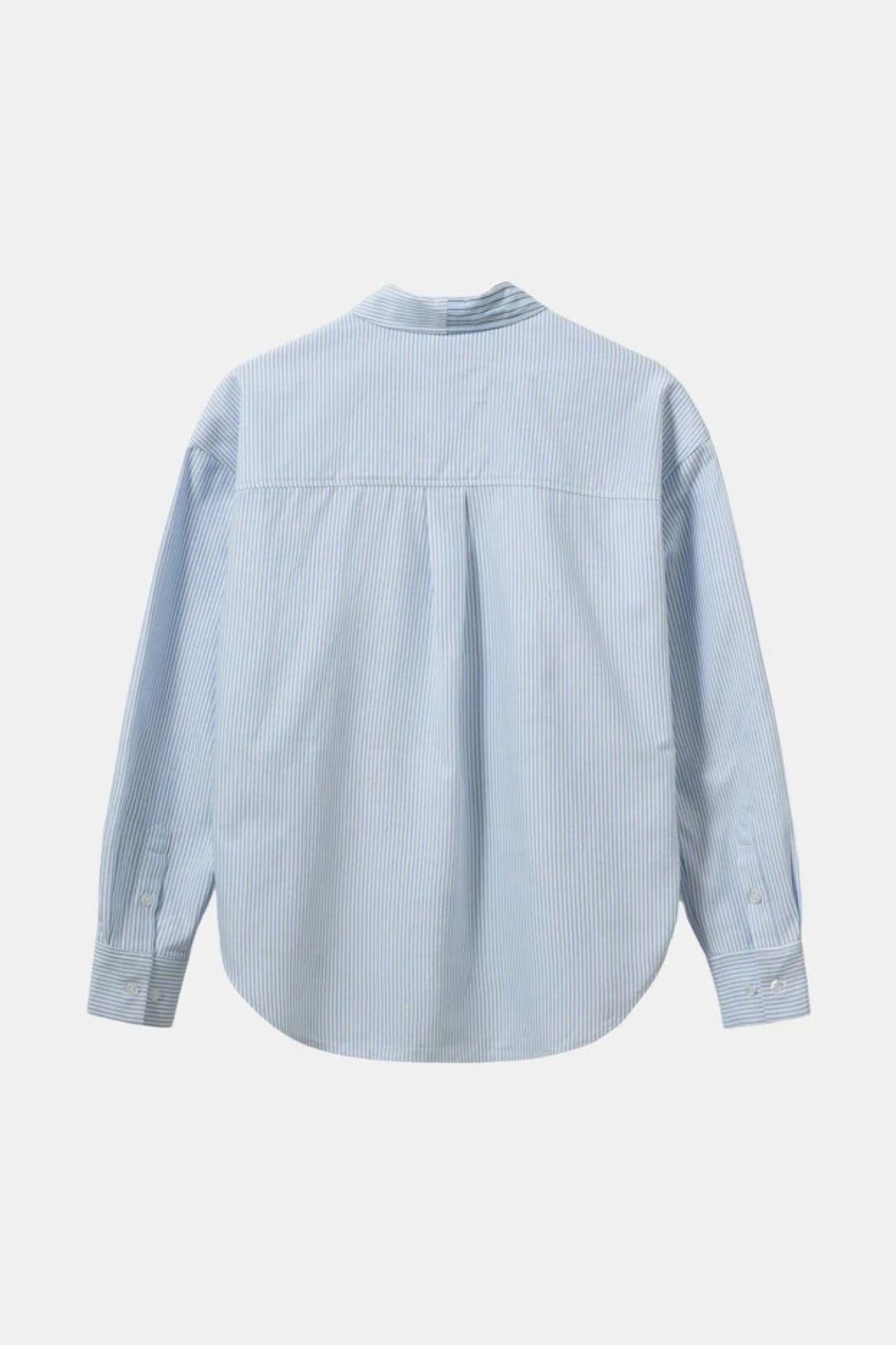 Adrian Mix Shirt Light Blue Stripes Mix