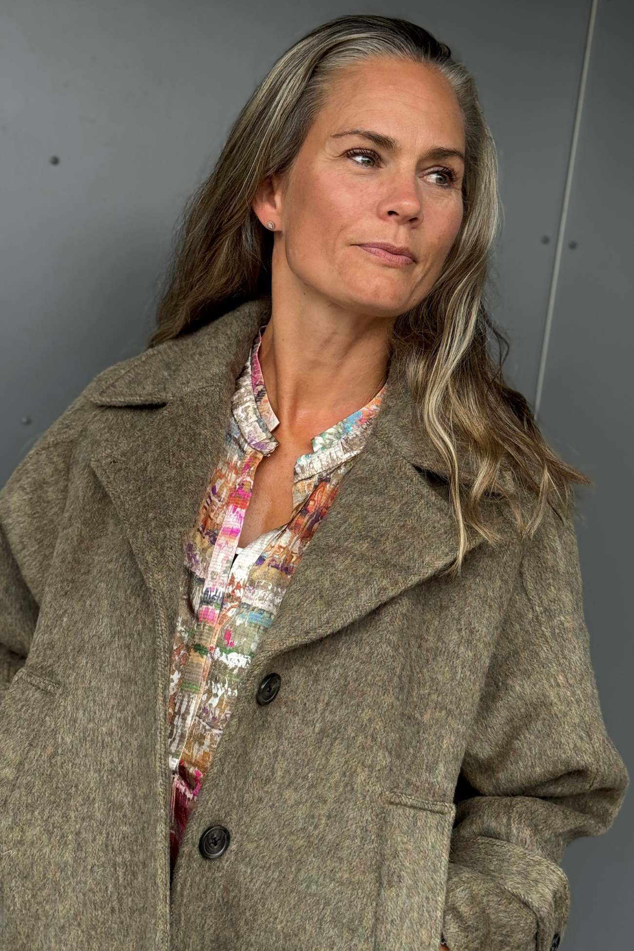 Hairy Wool Wilde Jacket Grønn