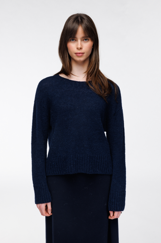 Ida genser marineblå/midnatt