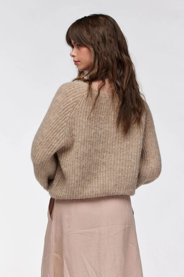 Lerke genser kort Sand