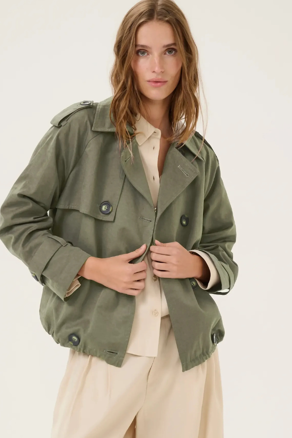 MiraMW Short Trenchcoat
