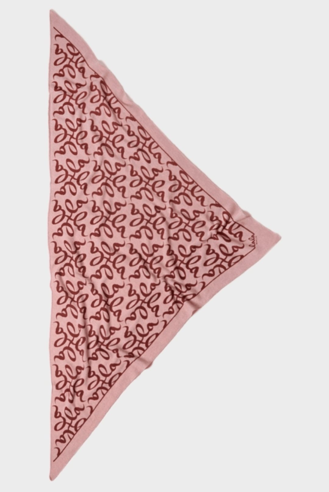 Triangle Lalagram M cashmere carneo